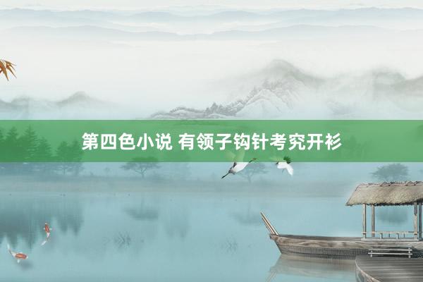 第四色小说 有领子钩针考究开衫
